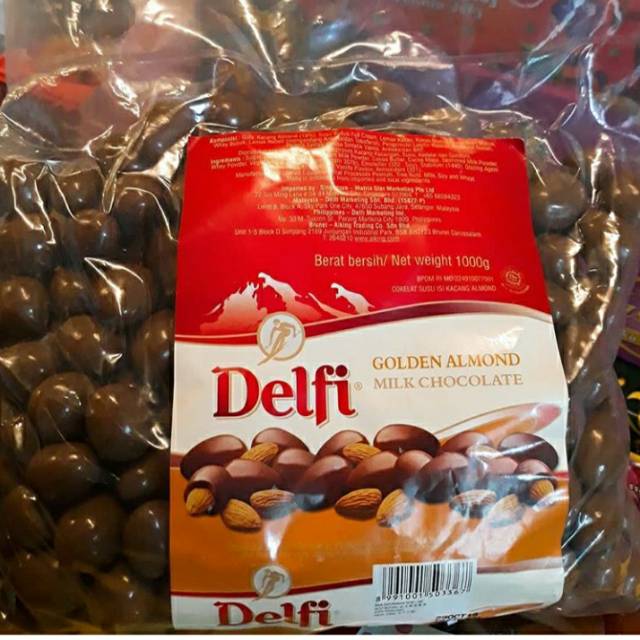 Jual Coklat Delfi Almond 1Kg | Shopee Indonesia
