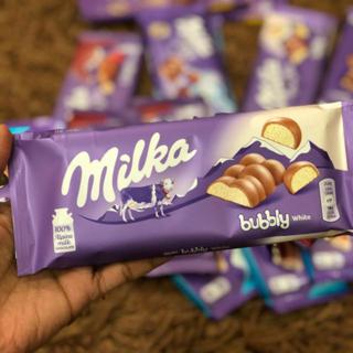 Jual Milka Chocolate 8 Varian 100% Halal / Milka Cokelat Import Saudi 100 Gram / Milka Coklat Import | Shopee Indonesia