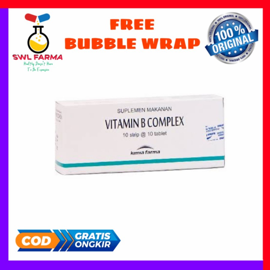 Jual vitamin b complex kimia farma box isi 100 Tab Shopee Indonesia