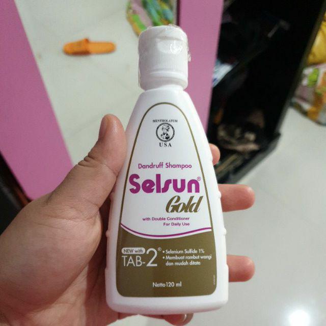 Selsun Shampoo Gold 120Ml / Shampoo Anti Dandruff / Sampo Anti Ketombe