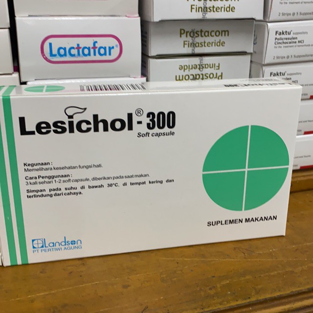 Lesichol-300 - Box/Dus/Dos - Menjaga Fungsi Hati | Shopee Indonesia