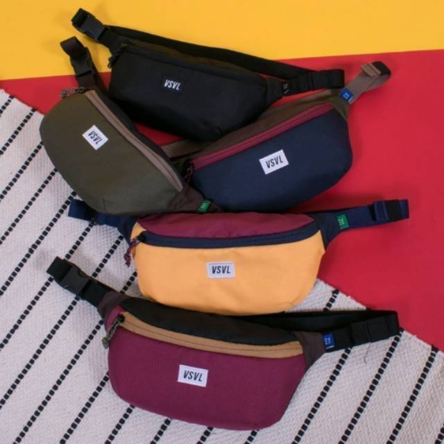 Tas pinggang waistbag unisex visval original tas lokal kualitas import Shopee Indonesia
