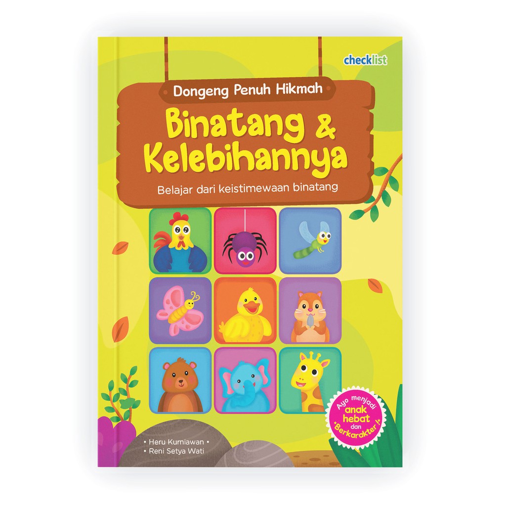 Checklist Buku Cerita Anak Dongeng Penuh Hikmah Binatang & Kelebihannya (Bergambar, Full Color