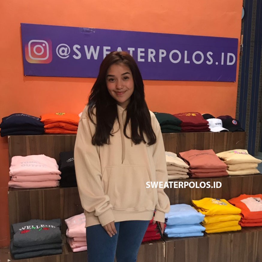 Jual Jaket Hoodie Jumper Coklat Latte Size Xs - Xxxl Polos (Pria & Wanita) | Shopee Indonesia