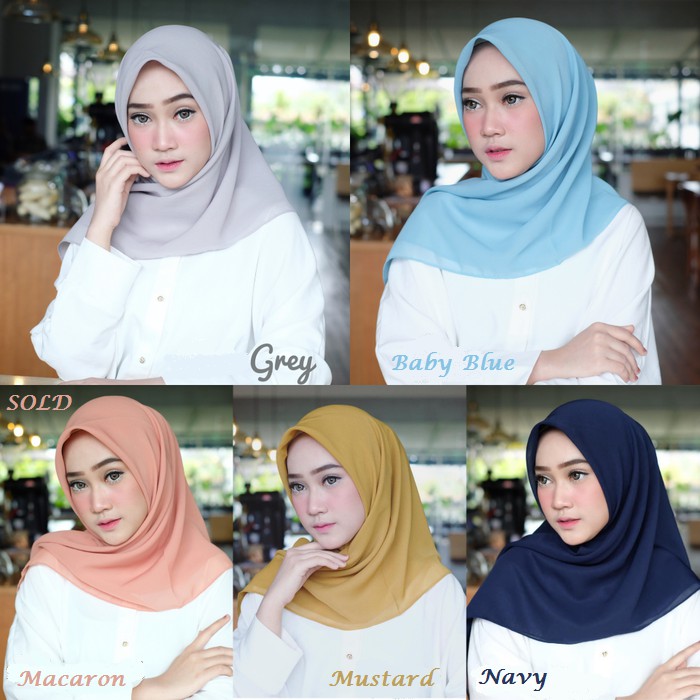 79+ Inspirasi Warna Jilbab Bella Square Frappuccino, Jenis Warna