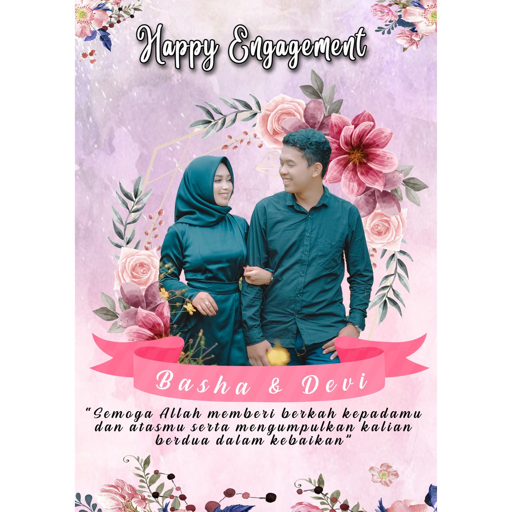 Edit Foto Untuk Hadiah Ulang Tahun, Pernikahan, Wisuda Dll