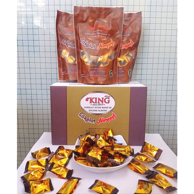Jual D'king Coklat Almond | Shopee Indonesia