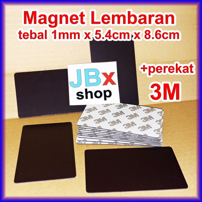 Jual sheet lembaran + double tape 3M ( tebal 1mm x 5,4cm x 8,6cm ) Indonesia
