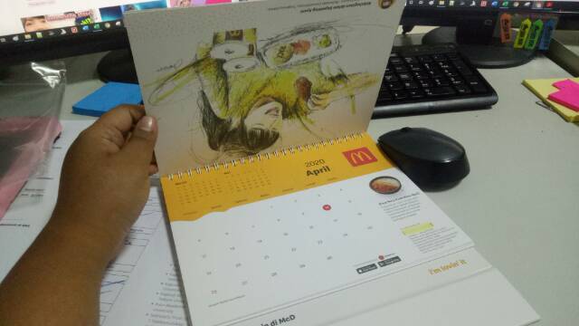 Jual Kalender Meja 2020 Mcd Mcdonalds Mcdonald Macdonald Mcdonalds | Shopee Indonesia