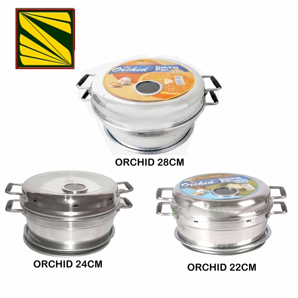 Orchid Baking pan / Panci pemanggang cake dan bolu 22cm, 24cm dan28 cm