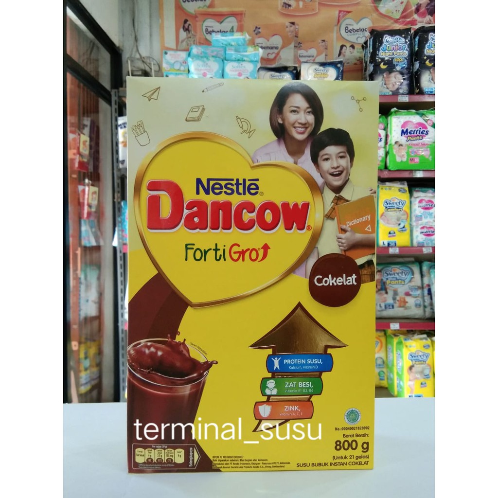 Jual Susu Dancow Fortigro Instant Coklat. 800 Gram | Shopee Indonesia