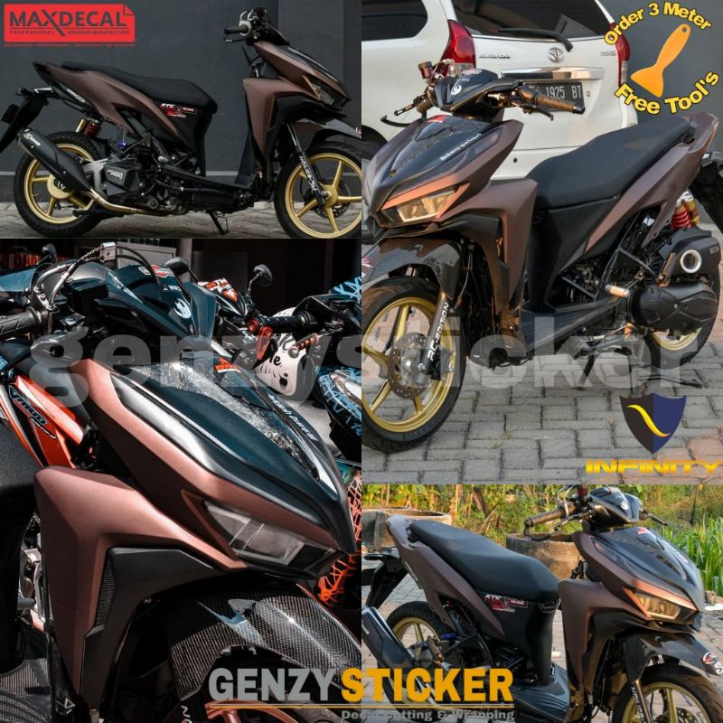 Jual Stiker Skotlet Metalik Brown Coklat Chrome Doff Sticker Brown Chrome Matte | Shopee Indonesia