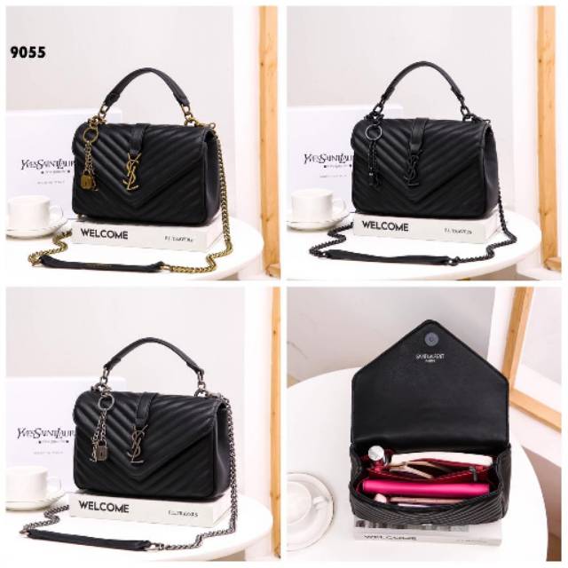 TAS WANITA MURAH Ysl classic collage monogram 9055B Free