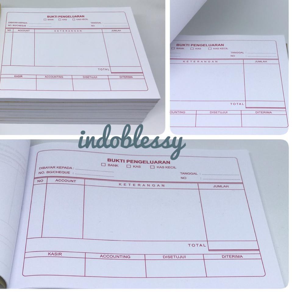 Banyak Peminat* ➲ BUKTI PENGELUARAN BANK Bukti Kas Keluar KAS KECIL ⇝  Terlaris dan Termurah!! | Shopee Indonesia