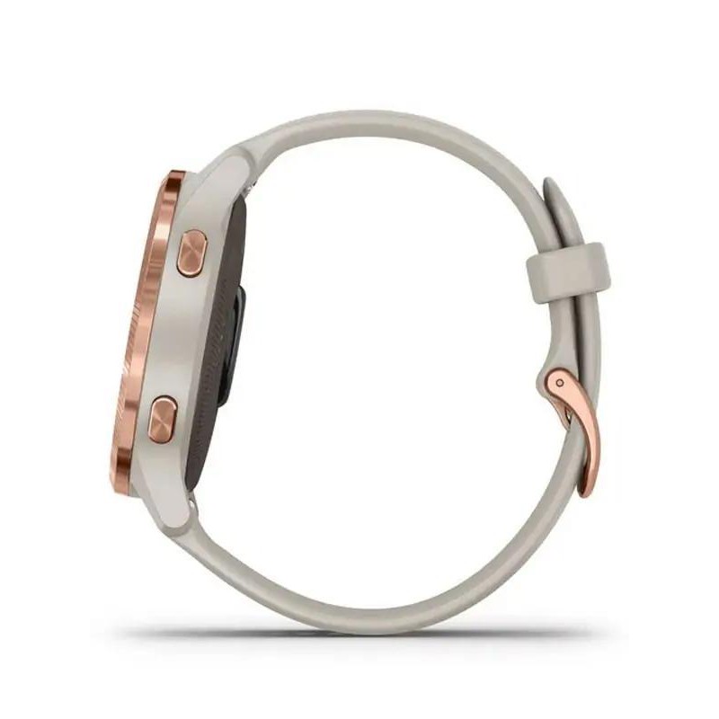 Jual Jam Tangan Smartwatch Garmin Venu Rose Gold Stainless Steel Bezel With Light Sand Case And Silicon | Shopee Indonesia