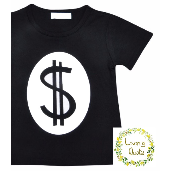 Baju Anak Kaos Gambar Keren Lucu Murah - Lambang Dollar | Shopee Indonesia