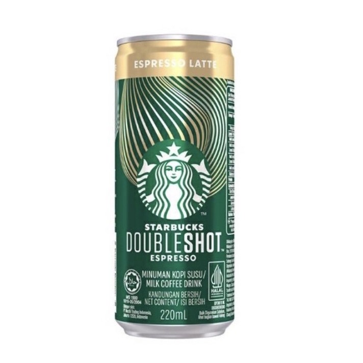 Jual STARBUCKS Double Shot Espresso Latte Coffee Drink 220 ML Can