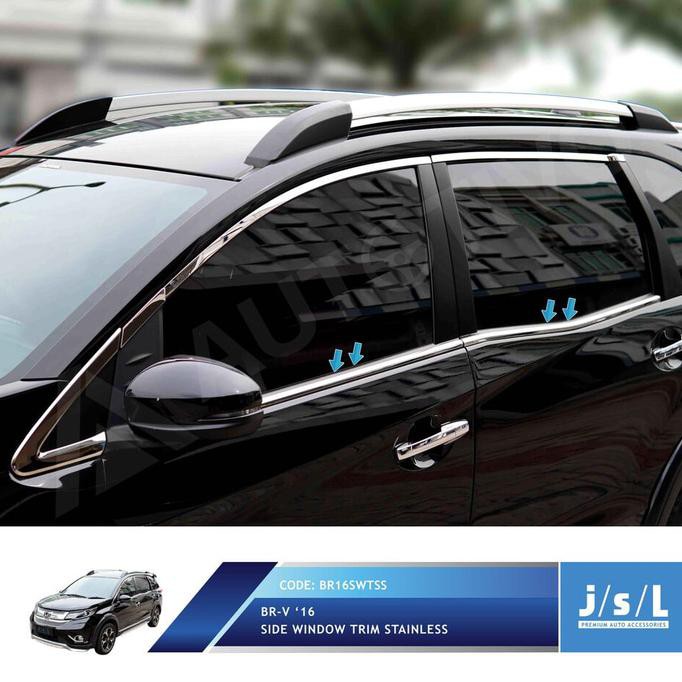 Jual Aksesoris Mobil Jsl List Kaca Samping Brv Stainless
