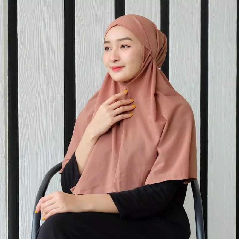 TERMURAH!! BERGO MARYAM diamond , kerudung bergo instant kekinian