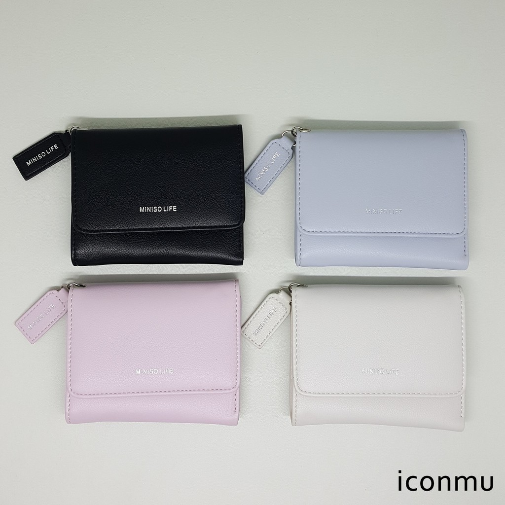 Miniso Dompet Lipat Women's Simple & Elegant Short Wallet