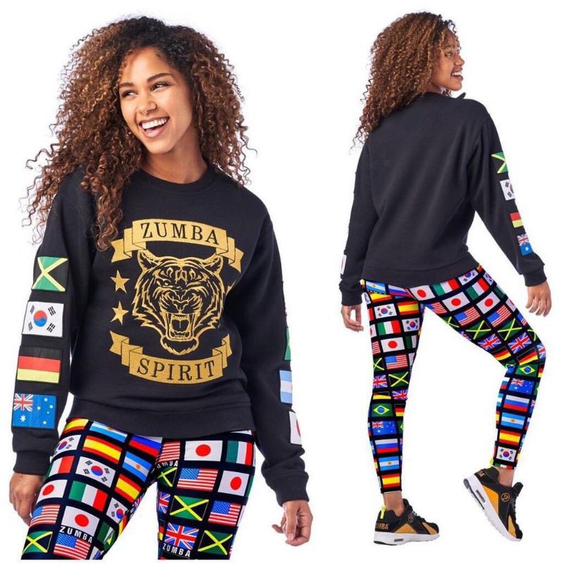 Sweater Zumba Spirit Gold / Sweater Olahraga Zumba Aerobik Senam