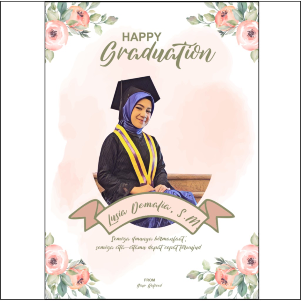 Jual Desain Cetak Bingkai Kado Hadiah Ultah Anniv Wedding Wisuda Sidang Skripsi Kelulusan Terbaik Indonesia|Shopee Indonesia