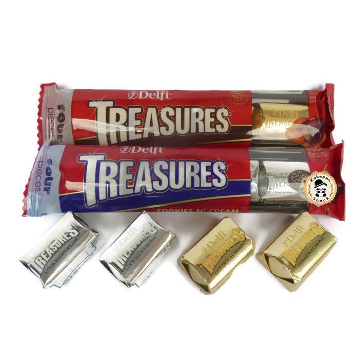 Jual Treasures Eceran Isi 4 Pcs Coklat Treasure Cokelat Murah Treasures Original | Shopee Indonesia