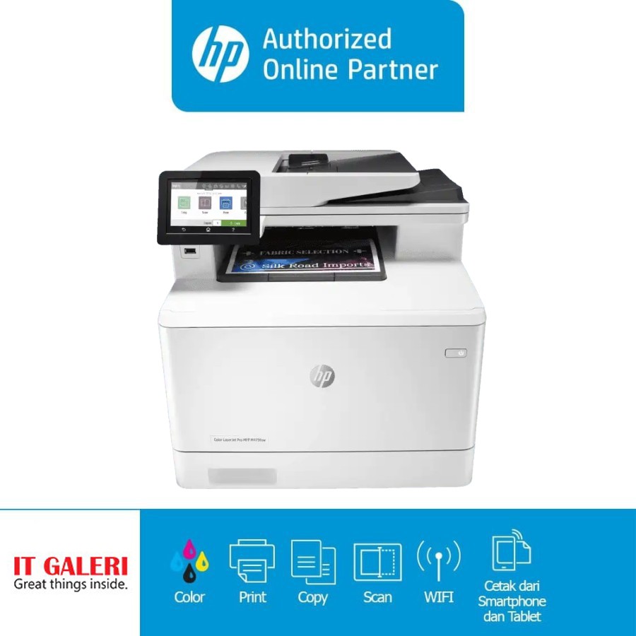 Jual Hp Color Laserjet Pro Mfp M479Fnw (W1A78A) | Shopee Indonesia