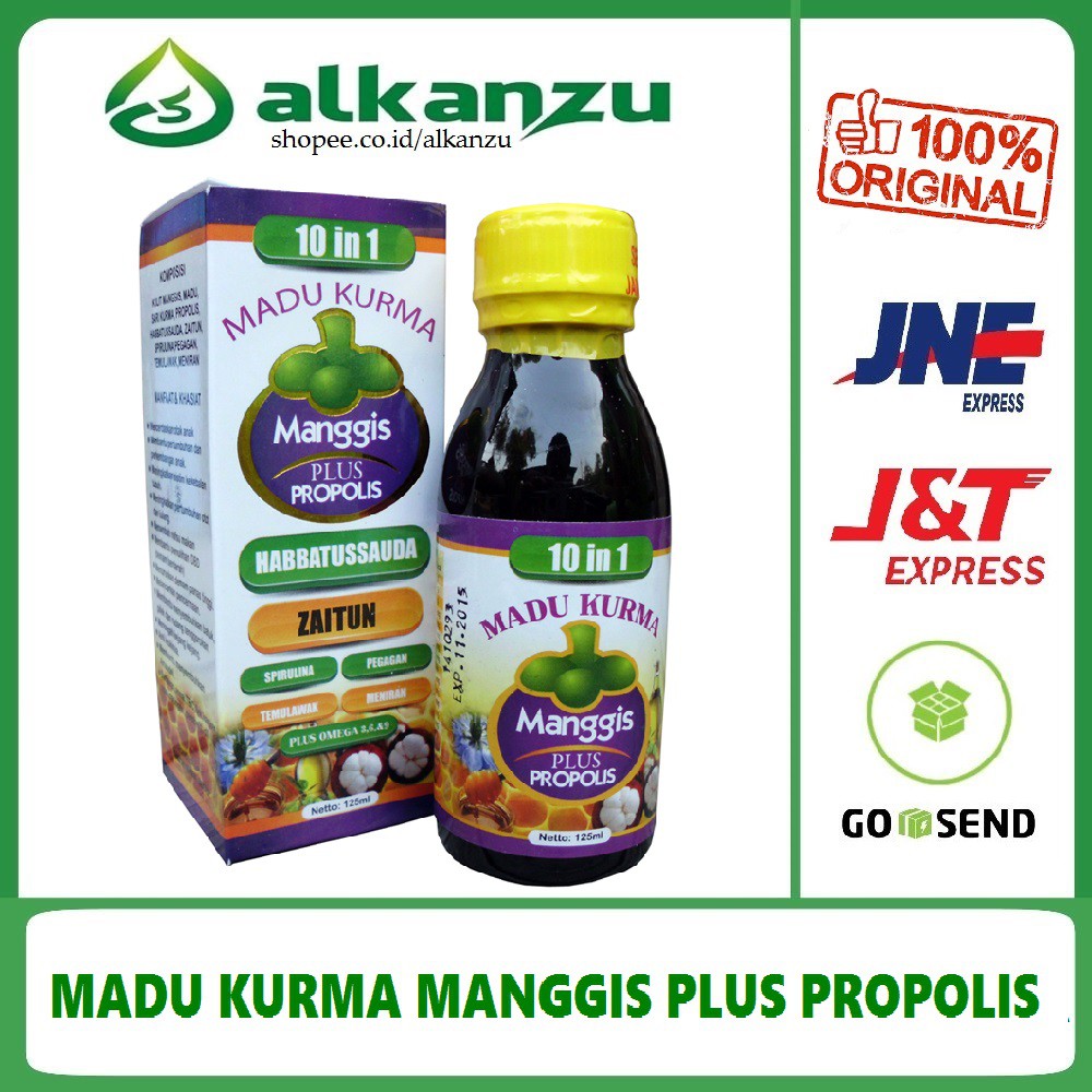 MADU KURMA MANGGIS PLUS PROPOLIS 10 IN 1 Shopee Indonesia