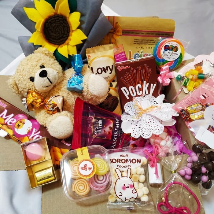 Jual Ib1343 Paket Coklat Valentine Cadbury Marshmallow Bunga Mawar | Shopee Indonesia