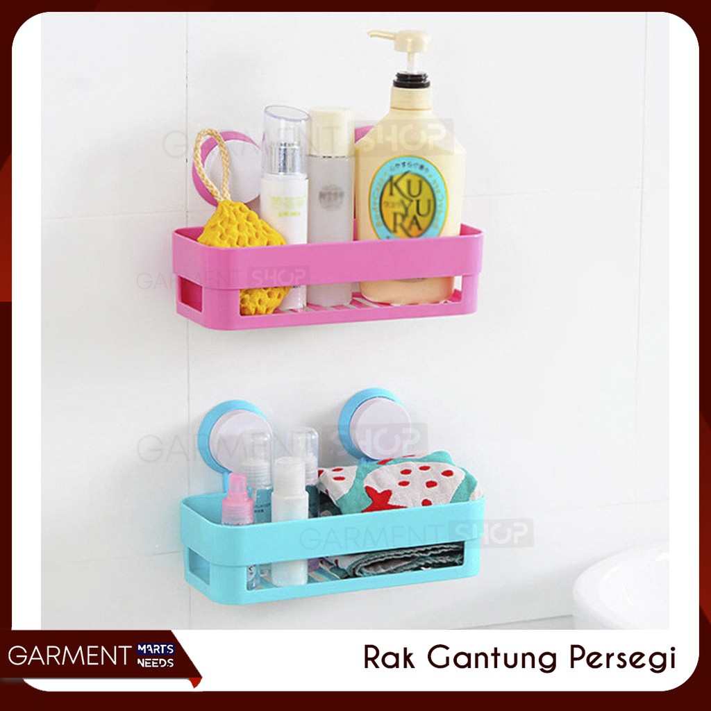 Rak Gantung Dinding Serbaguna Tempat Sabun Kamar Mandi Keramik Sudut