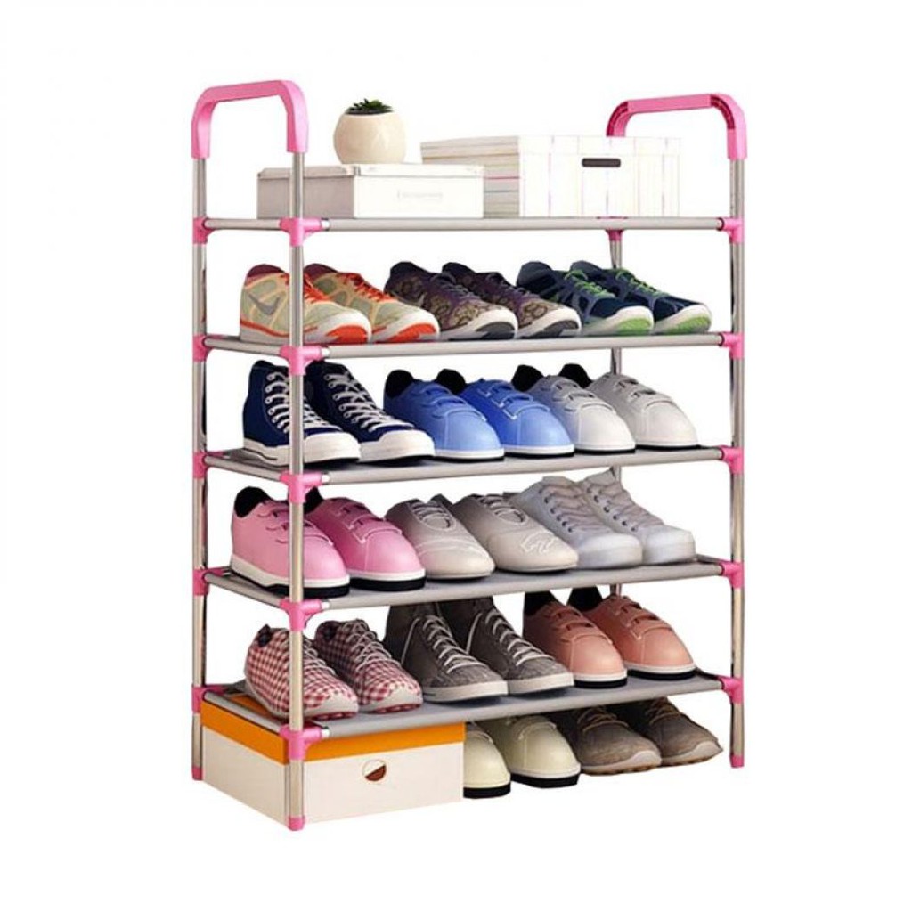 RAK SEPATU 5 SUSUN PAYUNG HOLDER LEMARI SEPATU Shopee