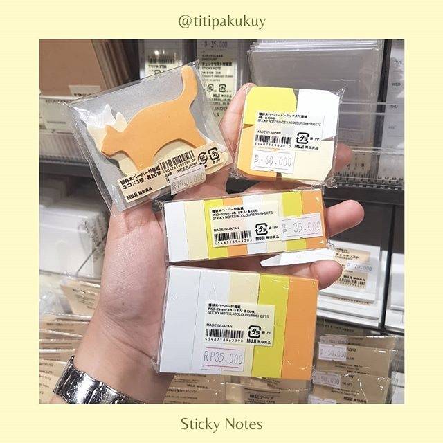 Jual Sticky Notes MUJI Shopee Indonesia