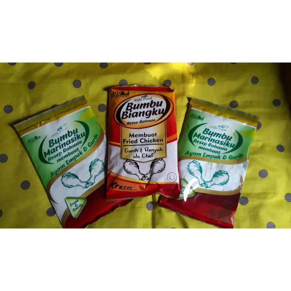 Paket 1 biang 2 marinasi Bumbu Fried Chicken dan Crispy Hemat 1 biangku