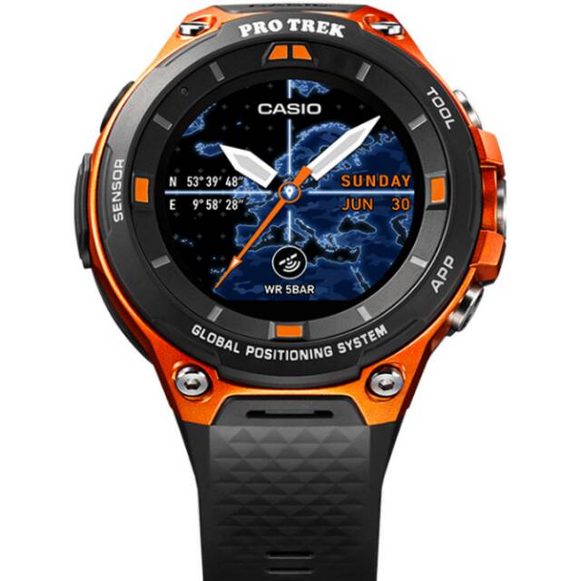 Jual Casio Protrek Wsd F20 Rg Orange Limited Smartwatch | Shopee Indonesia