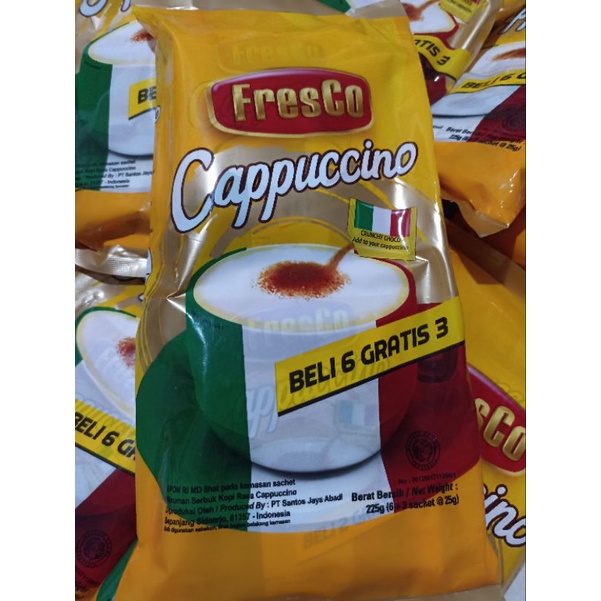 Jual fresco cappuccino ( 9 sachet ) Shopee Indonesia