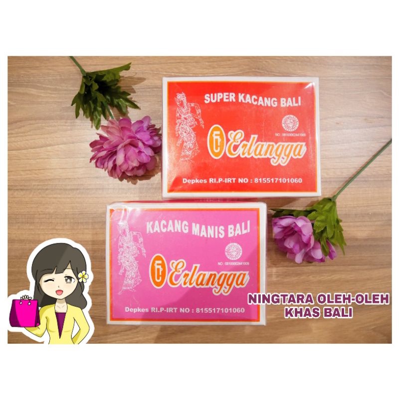 Jual ERLANGGA SUPER KACANG BALI & KACANG MANIS BALI 200GR Shopee(04)