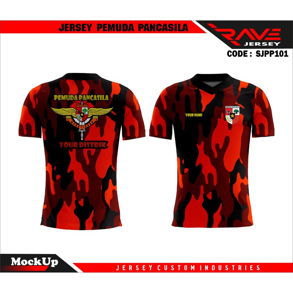 Jual BAJU PEMUDA PANCASILA [LENGAN PENDEK] / JERSEY PEMUDA PANCASILA