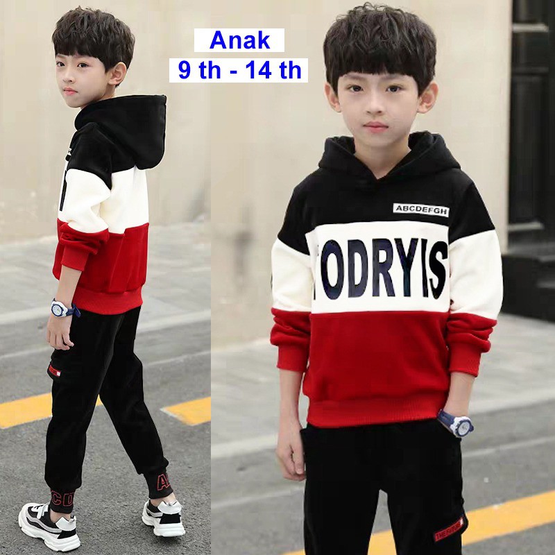 MOKOKOMO Kaos Anak Laki Laki ODRYS Lengan Panjang Atasan