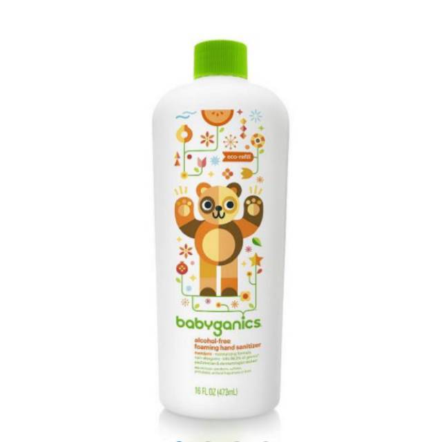 Jual Babyganics Foaming Hand Sanitizer Refill 473 ml Shopee Indonesia