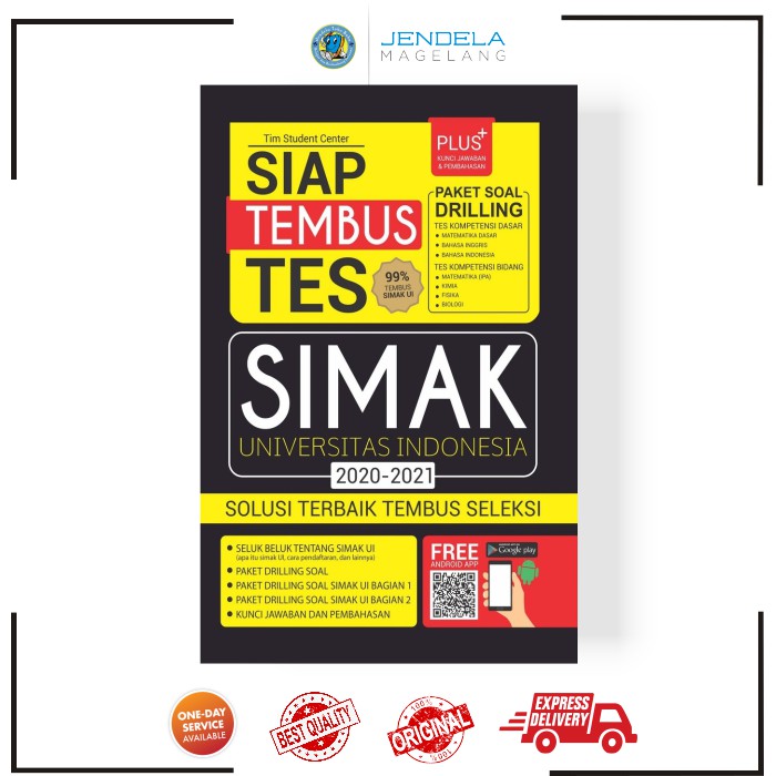 Siap Tembus Tes Simak UI 20202021 PLUS BUBBLE Shopee