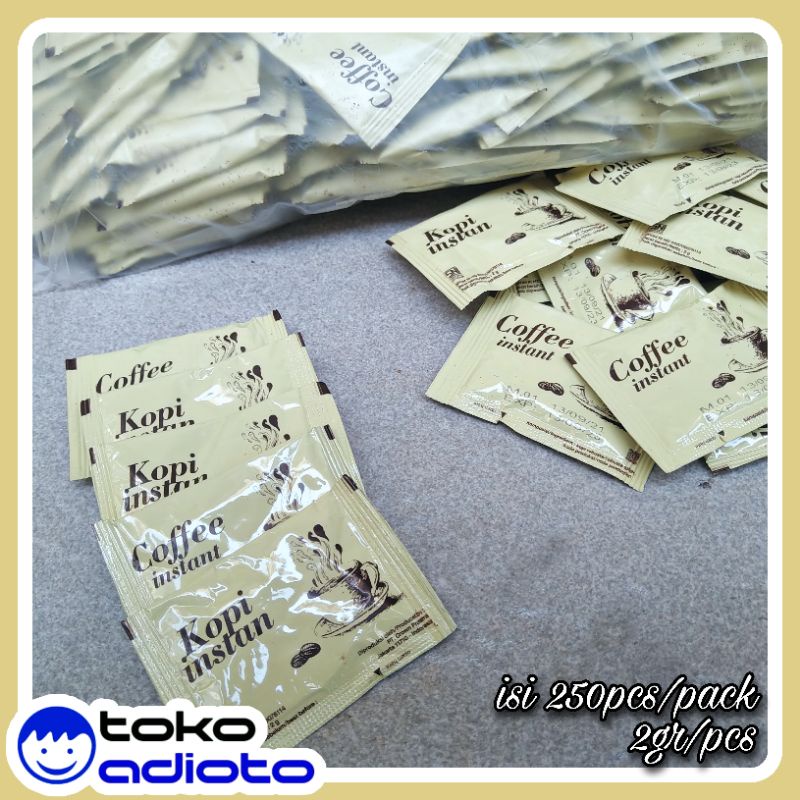 Jual Kopi Sachet isi 250pcs / Kopi Instan / Coffee Instant / Coffee