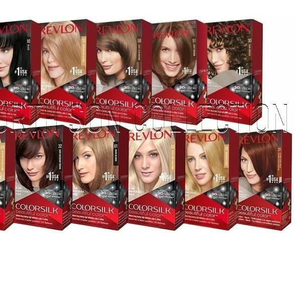 Kualitas Bagus REVLON COLORSILK HAIR COLOR / CAT RAMBUT REVLON / PEWARNA  RAMBUT / SEMIR RAMBUT .,.,. | Shopee Indonesia
