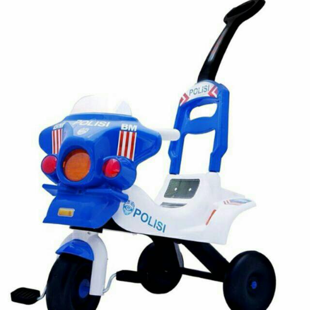 Jual Sepeda Anak Mainan Roda Tiga Polisi Yotta Toys | Shopee Indonesia
