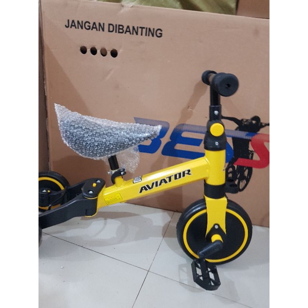 Jual Sepeda Anak BALANCE BIKE 3 in 1 Merk AVIATOR ( PRODUK PACIFIC