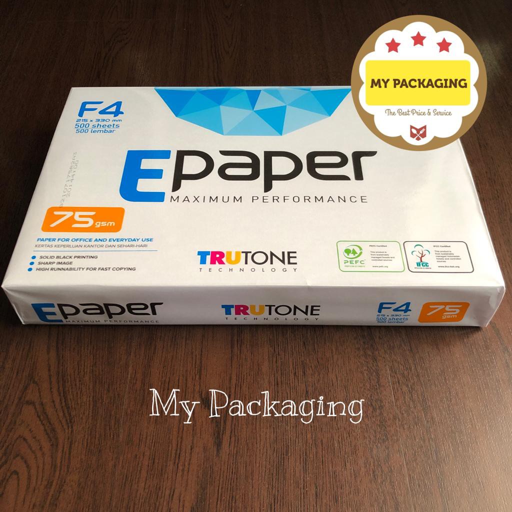 Jual Kertas HVS SiDu / EPAPER F4 75 GSM Shopee Indonesia