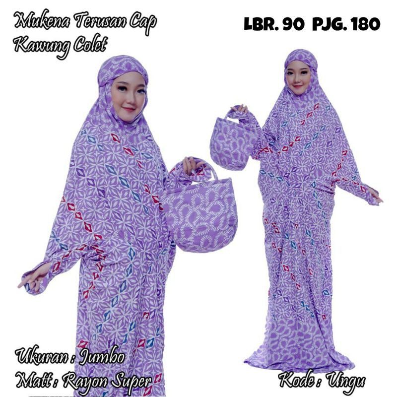 Mukena terusan jumbk. Mukena batik Cap Asli Pekalongan. Shopee Indonesia