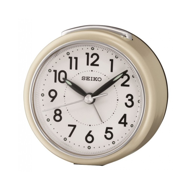 Jual Seiko QHE125G Jam Alarm 8.3 cm Beep with Quiet Sweep Alarm Clock Shopee Indonesia