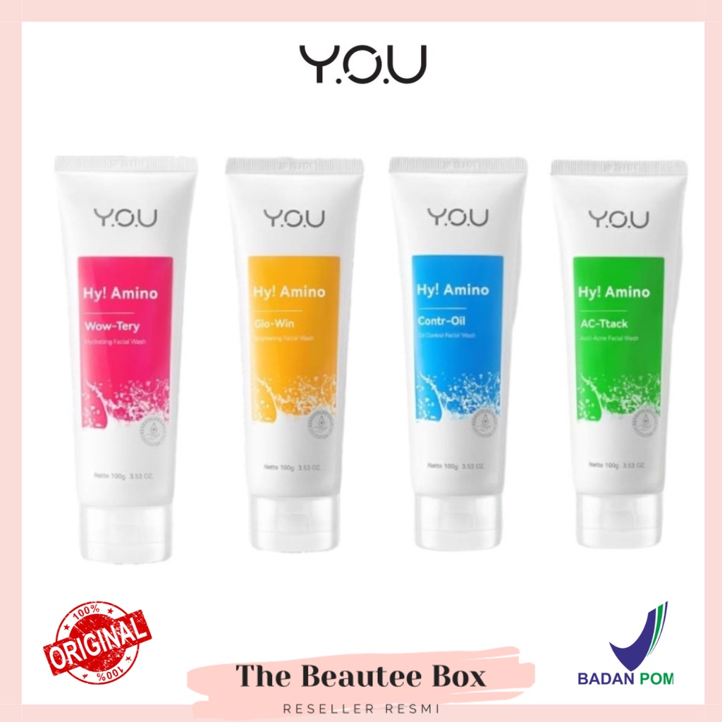 Jual YOU Hy! Amino Facial Wash 100gr Anti Acne Control Oil