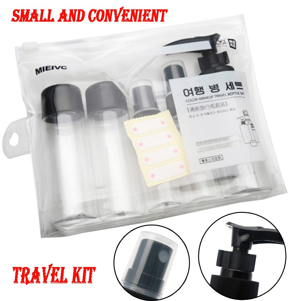 Jual BEIYIN BOTOL TRAVEL SIZE LIQUID BOTTLE PACK 5 PCS 1715 BLACK